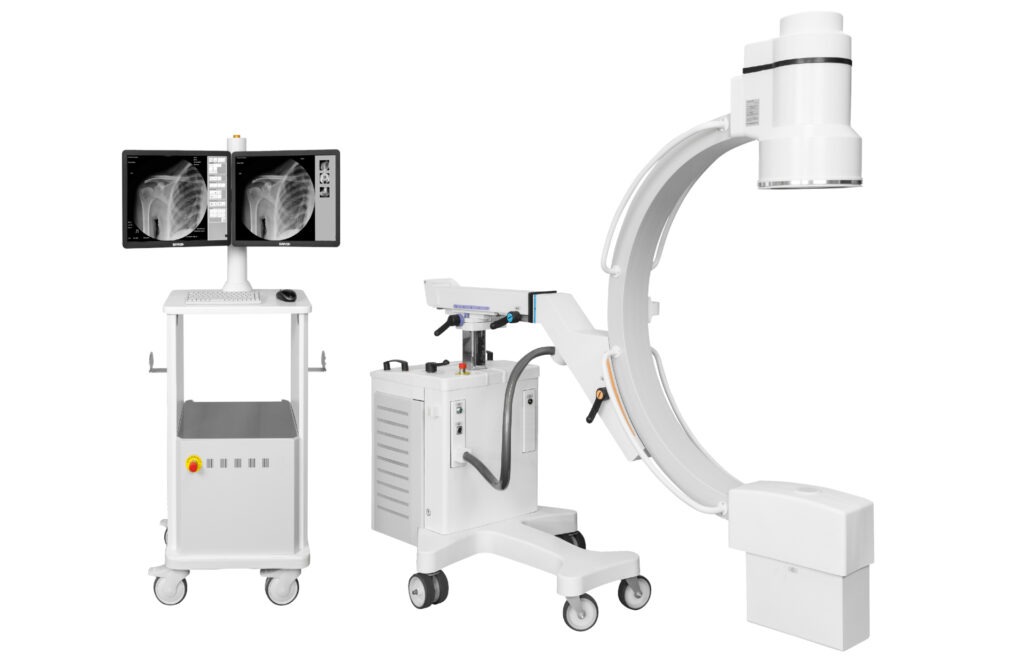 Fluoroscopic mobile c-arm